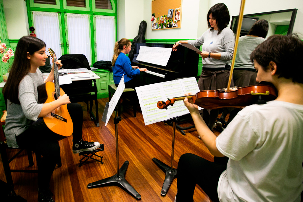 Iniciación musical para niños en Gernika